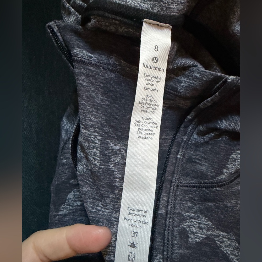 Lululemon warm stabilizer 1/2 zip hoodie rulu - Picture 9 of 10